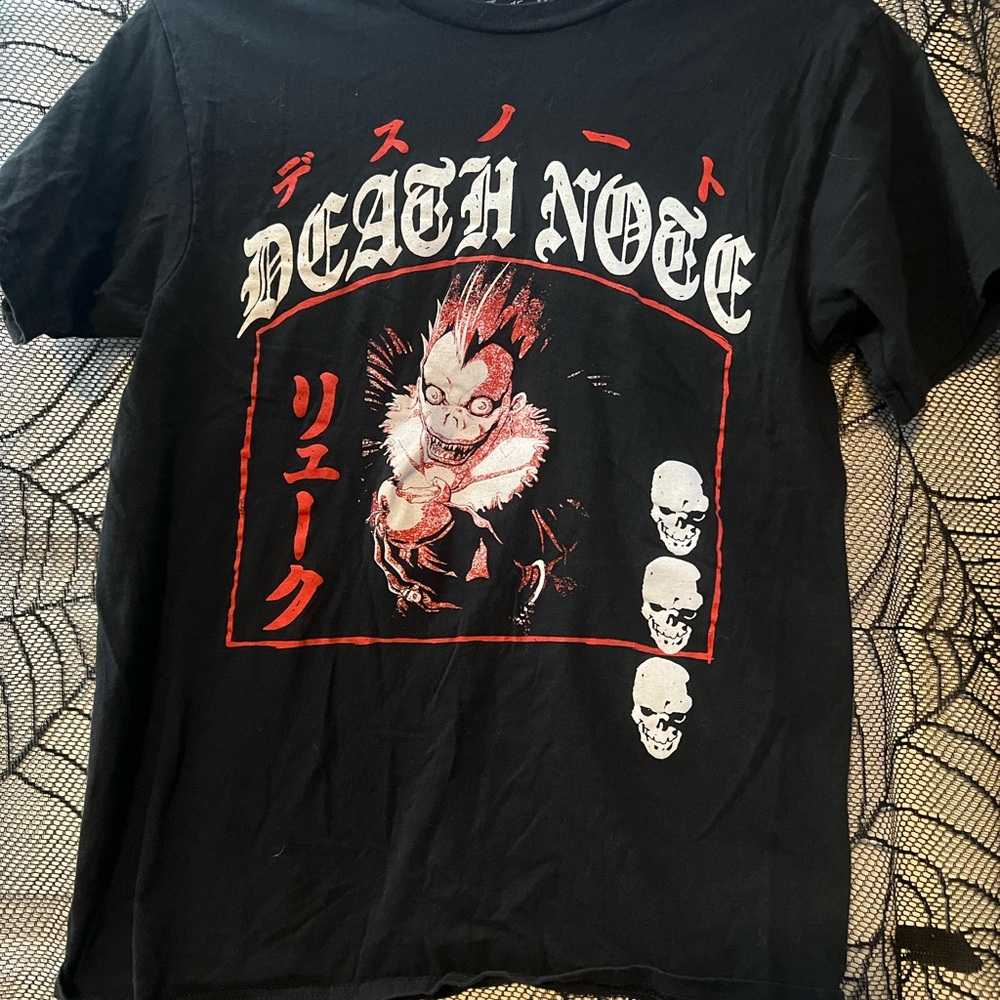Black Death Note Graphic T-Shirt